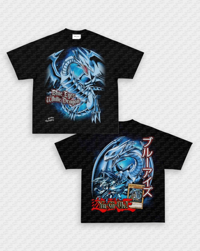 BLUE EYES WHITE DRAGON TEE - [DS] - VIP - GAME CHANGERS - GAME CHANGERS GRAPHIC TEE