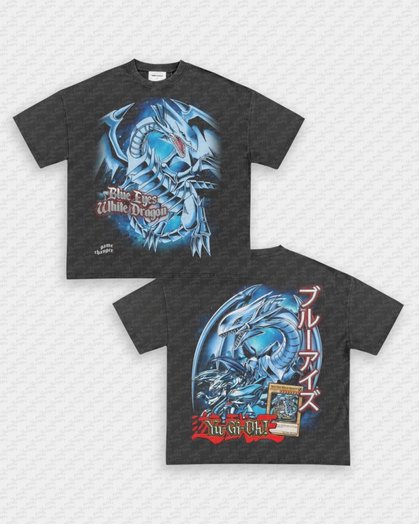 BLUE EYES WHITE DRAGON TEE - [DS] - VIP - GAME CHANGERS - GAME CHANGERS GRAPHIC TEE