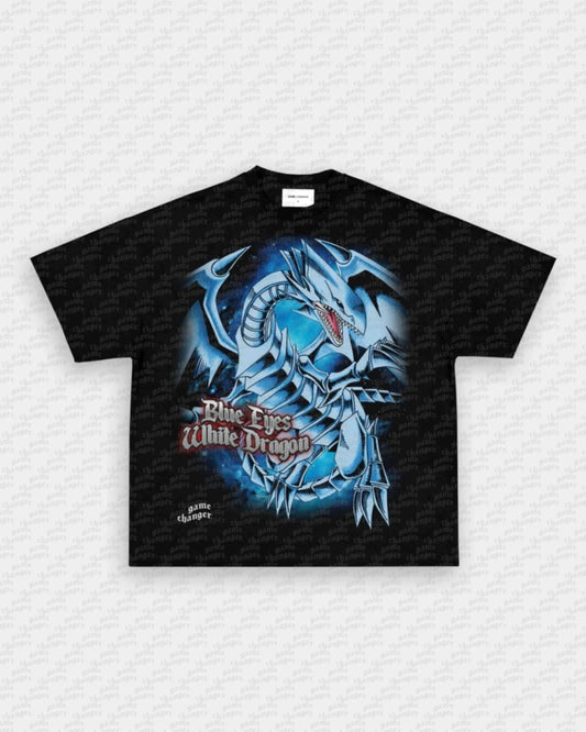 BLUE EYES WHITE DRAGON V2 TEE - VIP - GAME CHANGERS - GAME CHANGERS GRAPHIC TEE