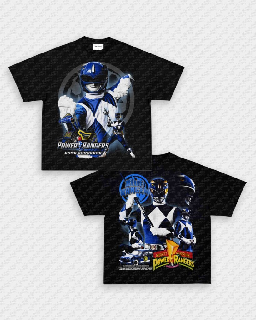 BLUE RANGER V2 TEE - [DS] - VIP - GAME CHANGERS - GAME CHANGERS GRAPHIC TEE