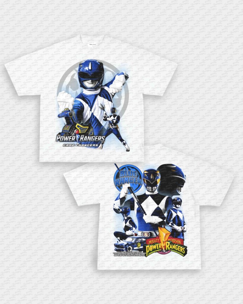 BLUE RANGER V2 TEE - [DS] - VIP - GAME CHANGERS - GAME CHANGERS GRAPHIC TEE
