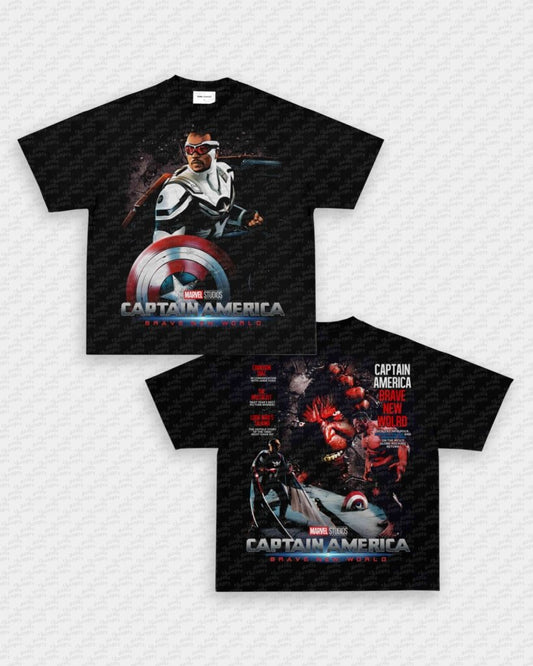 CAPTAIN AMERICA BNW TEE - [DS] - VIP - GAME CHANGERS - GAME CHANGERS GRAPHIC TEE