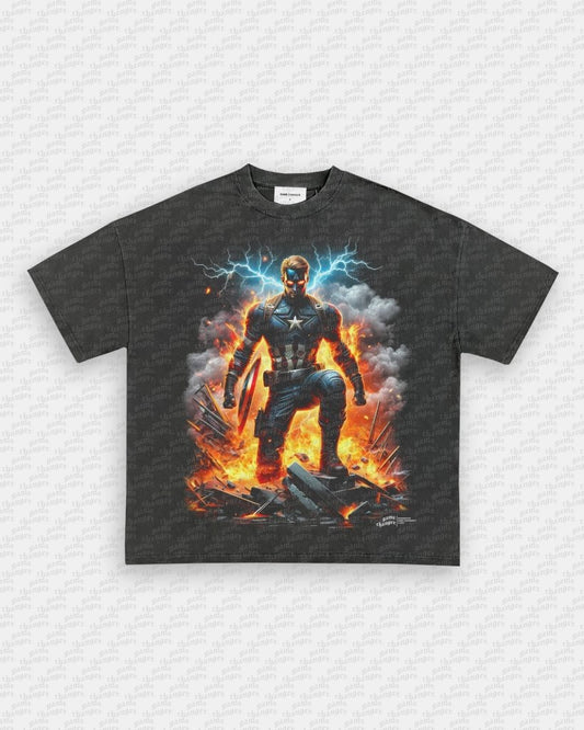 CAPTAIN AMERICA V2 TEE - VIP - GAME CHANGERS TEE