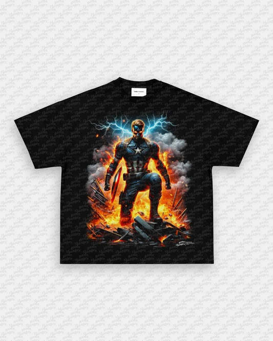 CAPTAIN AMERICA V2 TEE - VIP - GAME CHANGERS TEE