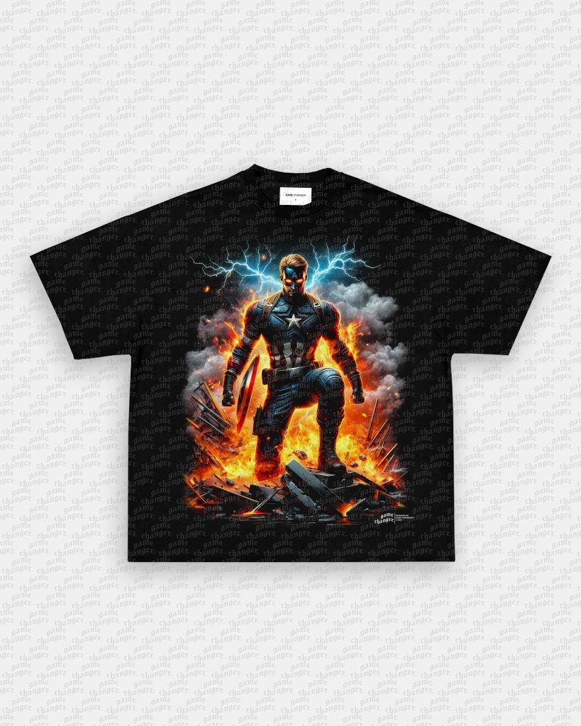 CAPTAIN AMERICA V2 TEE - VIP - GAME CHANGERS TEE