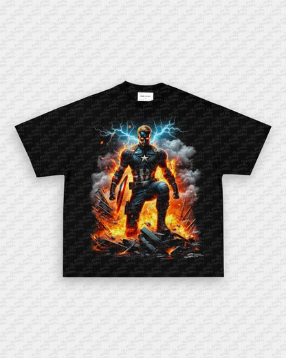 CAPTAIN AMERICA V2 TEE - VIP - GAME CHANGERS TEE