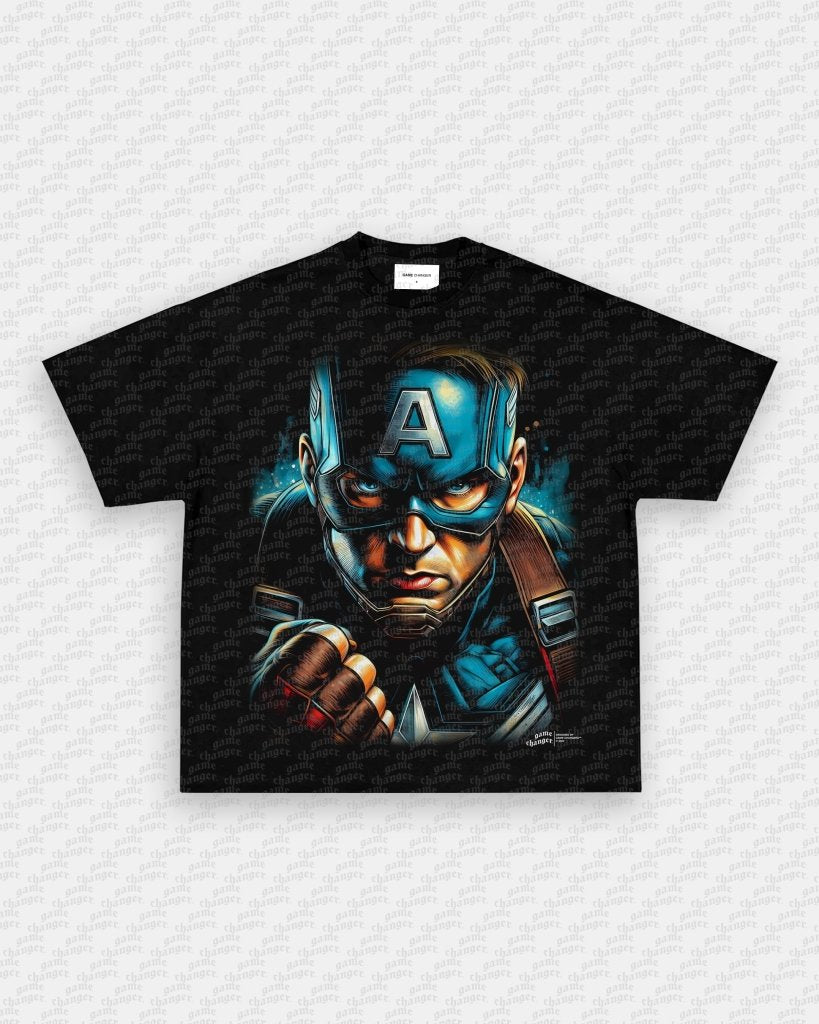 CAPTAIN AMERICA V4 TEE - VIP - GAME CHANGERS TEE
