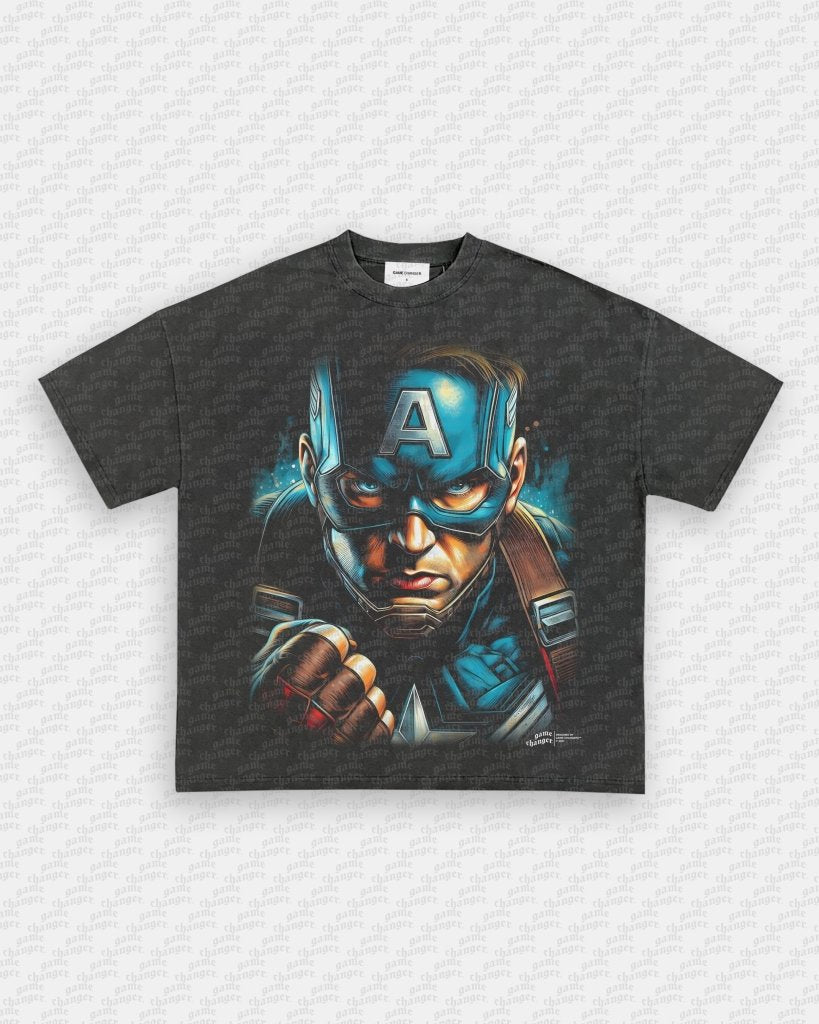 CAPTAIN AMERICA V4 TEE - VIP - GAME CHANGERS TEE