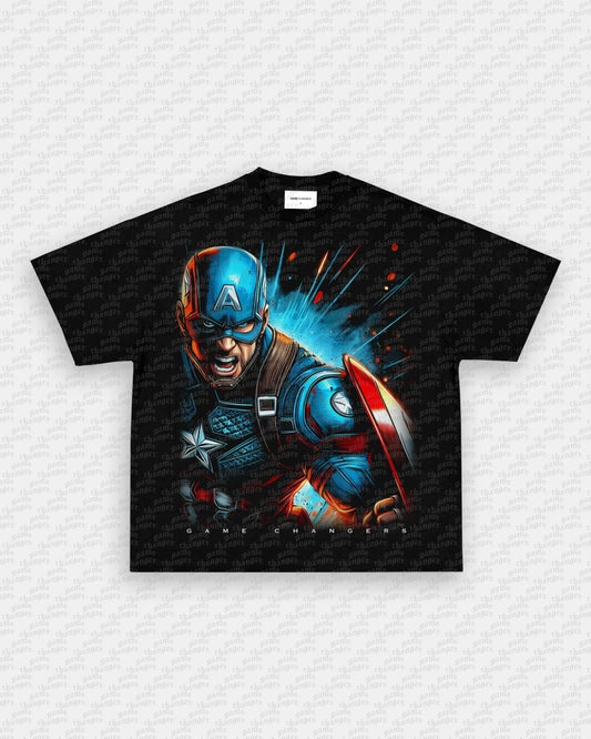 CAPTAIN AMERICA V5 TEE - VIP - GAME CHANGERS TEE