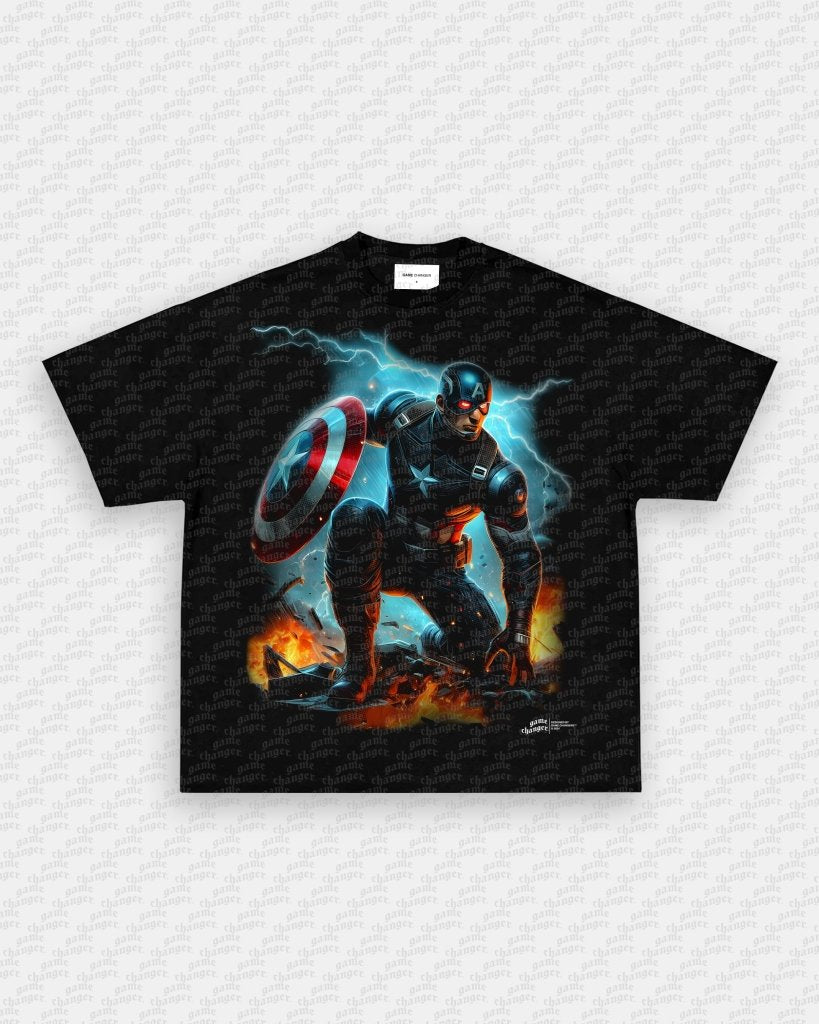 CAPTAIN AMERICA V6 TEE - VIP - GAME CHANGERS TEE