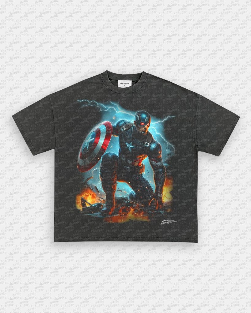CAPTAIN AMERICA V6 TEE - VIP - GAME CHANGERS TEE