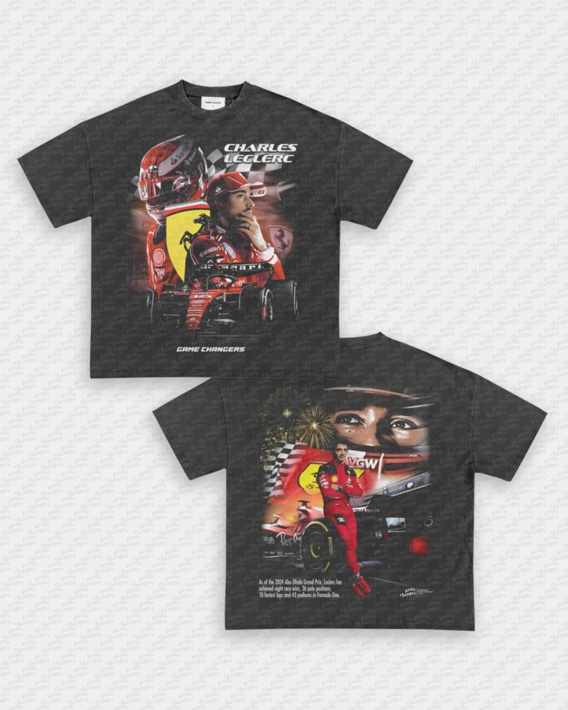 CHARLES LECLERC V3 TEE - [DS] - VIP - GAME CHANGERS - GAME CHANGERS GRAPHIC TEE