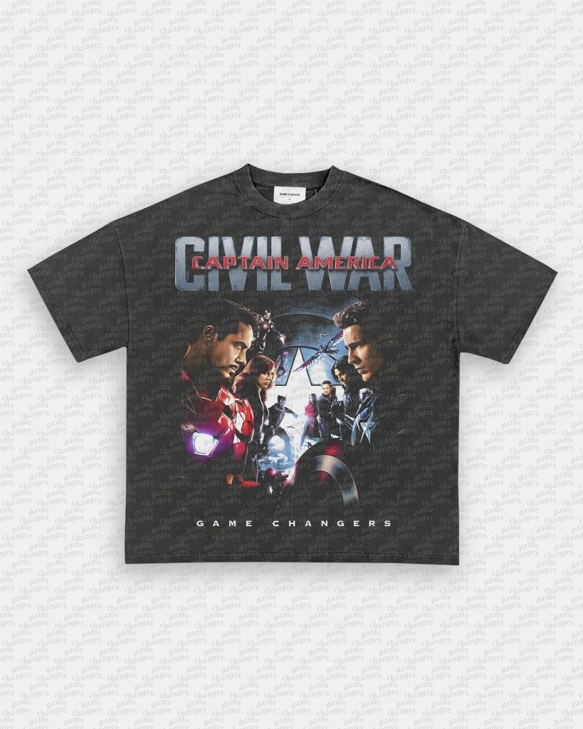 CIVIL WAR V2 TEE - VIP - GAME CHANGERS TEE