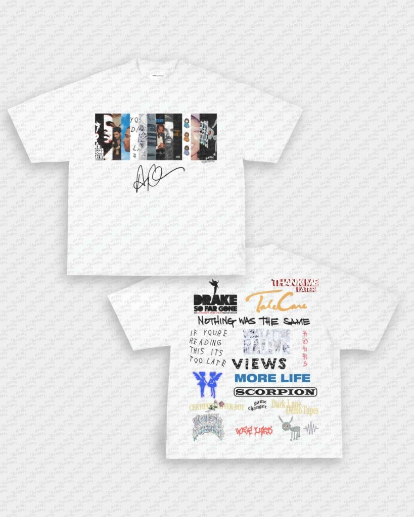 DRAKE CATALOG TEE - [DS] - VIP - GAME CHANGERS GRAPHIC TEE