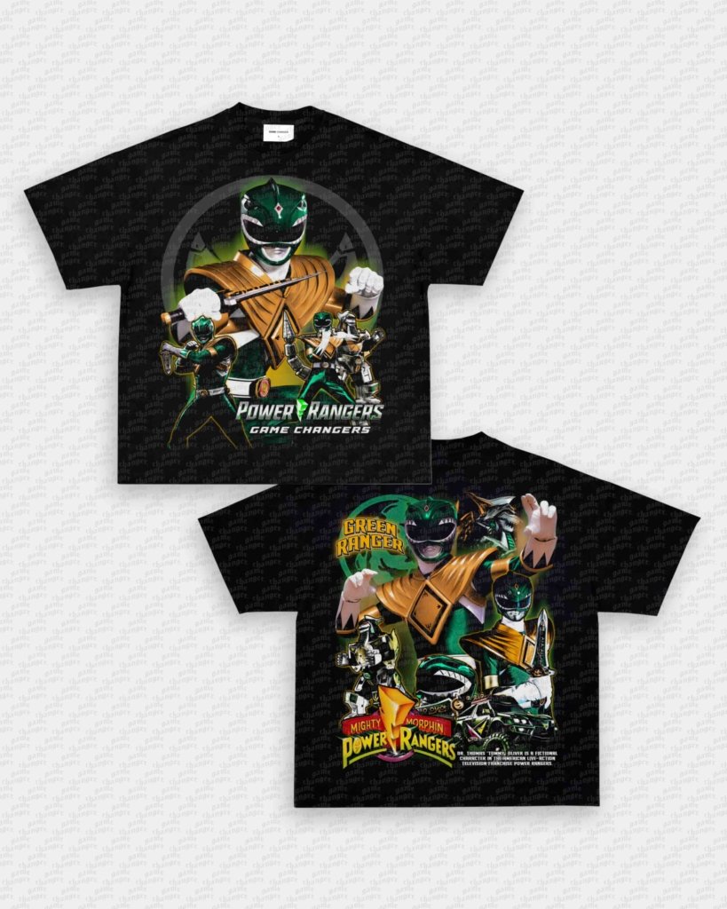 GREEN RANGER V2 TEE - [DS] - VIP - GAME CHANGERS - GAME CHANGERS GRAPHIC TEE