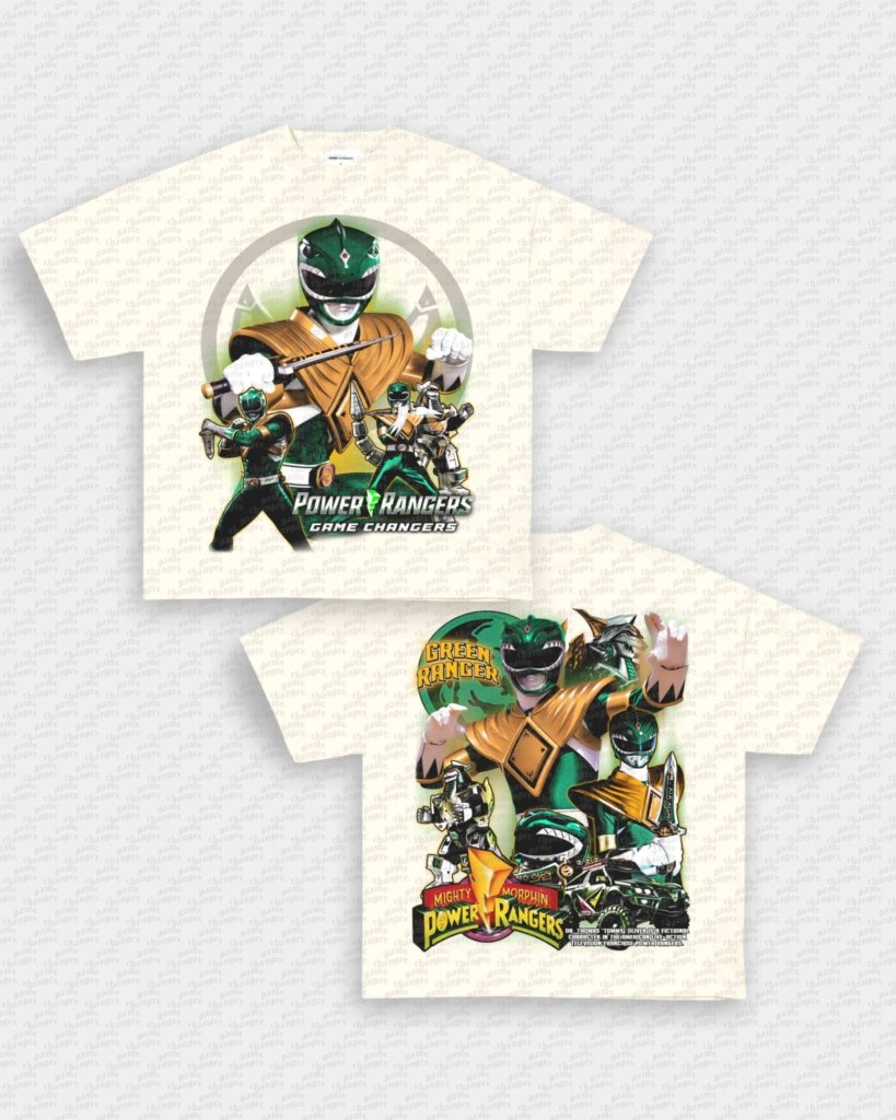 GREEN RANGER V2 TEE - [DS] - VIP - GAME CHANGERS - GAME CHANGERS GRAPHIC TEE