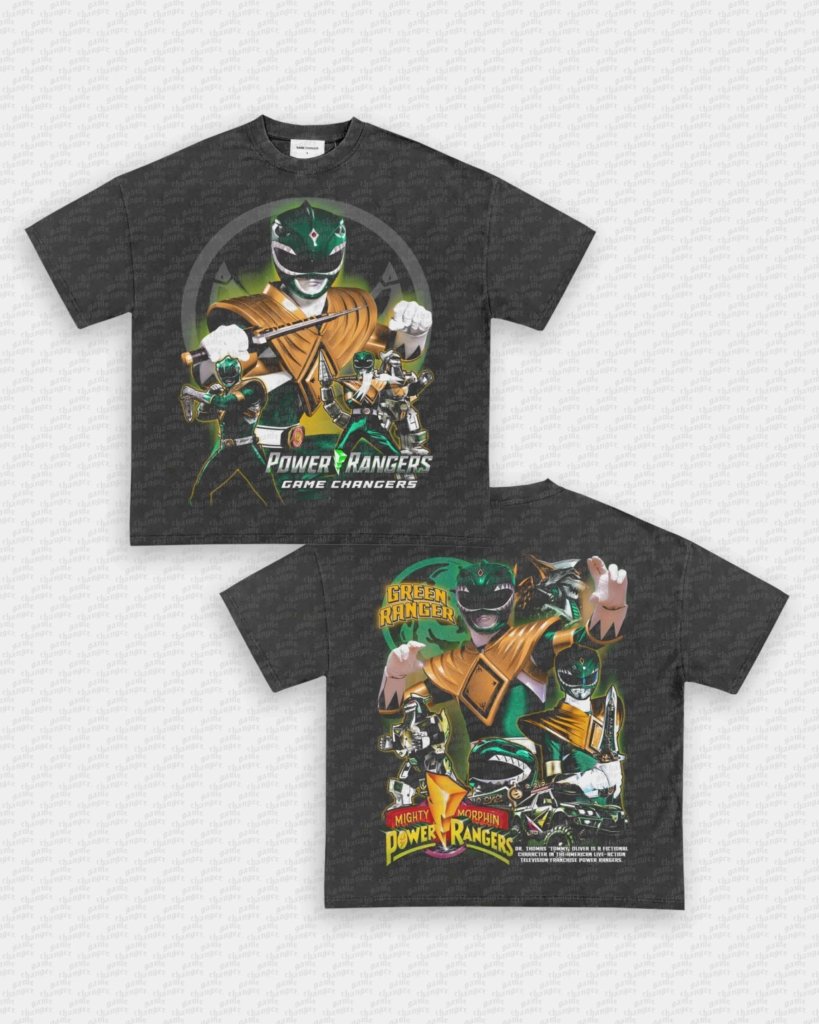 GREEN RANGER V2 TEE - [DS] - VIP - GAME CHANGERS - GAME CHANGERS GRAPHIC TEE