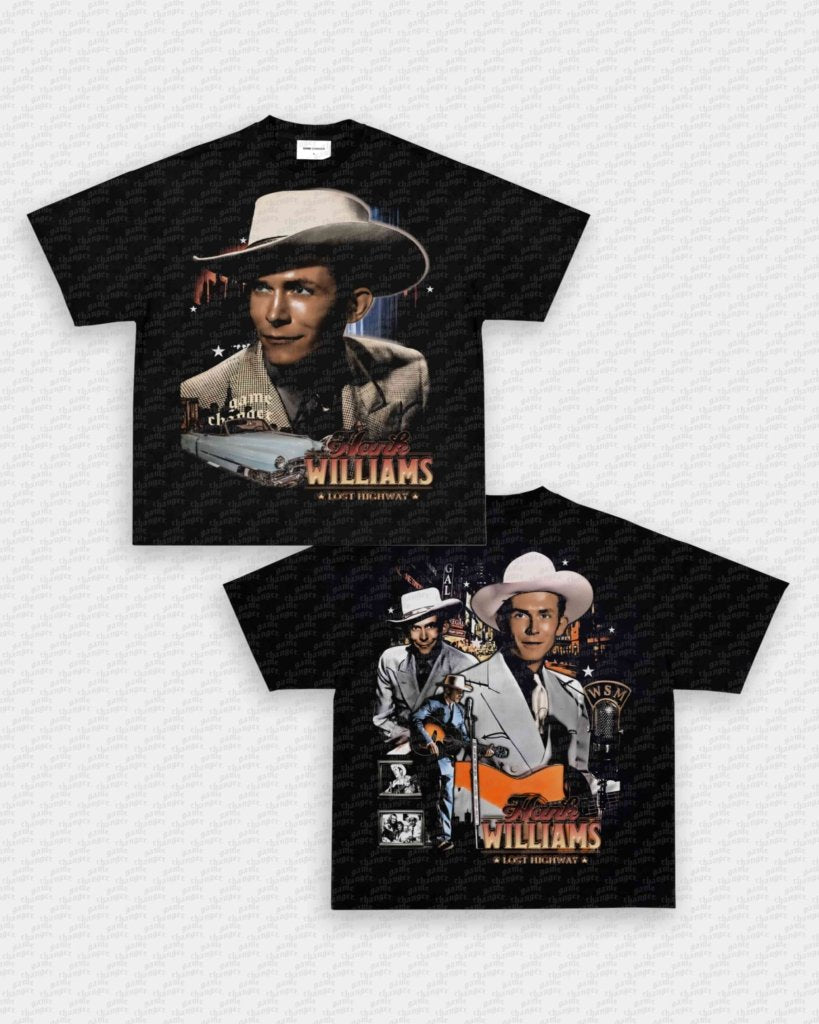 HANK WILLIAMS TEE - [DS] - VIP - GAME CHANGERS - GAME CHANGERS GRAPHIC TEE
