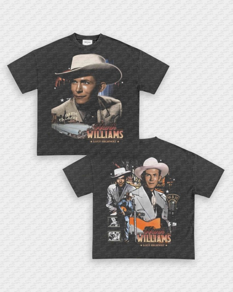HANK WILLIAMS TEE - [DS] - VIP - GAME CHANGERS - GAME CHANGERS GRAPHIC TEE
