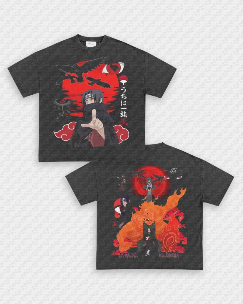ITACHI UCHIHA TEE - [DS] - VIP - GAME CHANGERS - GAME CHANGERS GRAPHIC TEE