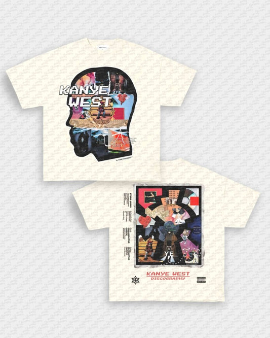 KANYE DISCOGRAPHY TEE - [DS] - VIP - GAME CHANGERS - GAME CHANGERS GRAPHIC TEE