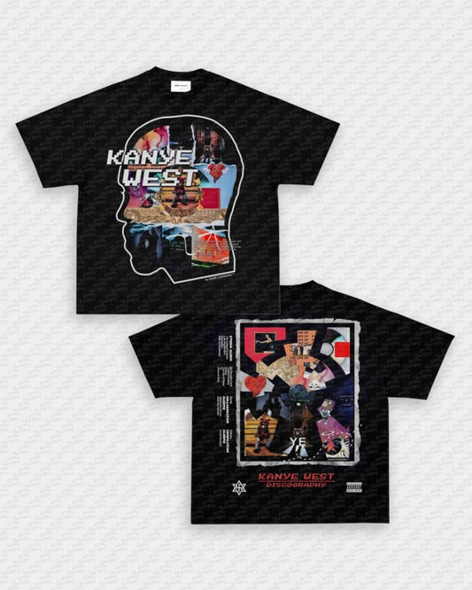 KANYE DISCOGRAPHY TEE - [DS] - VIP - GAME CHANGERS - GAME CHANGERS GRAPHIC TEE