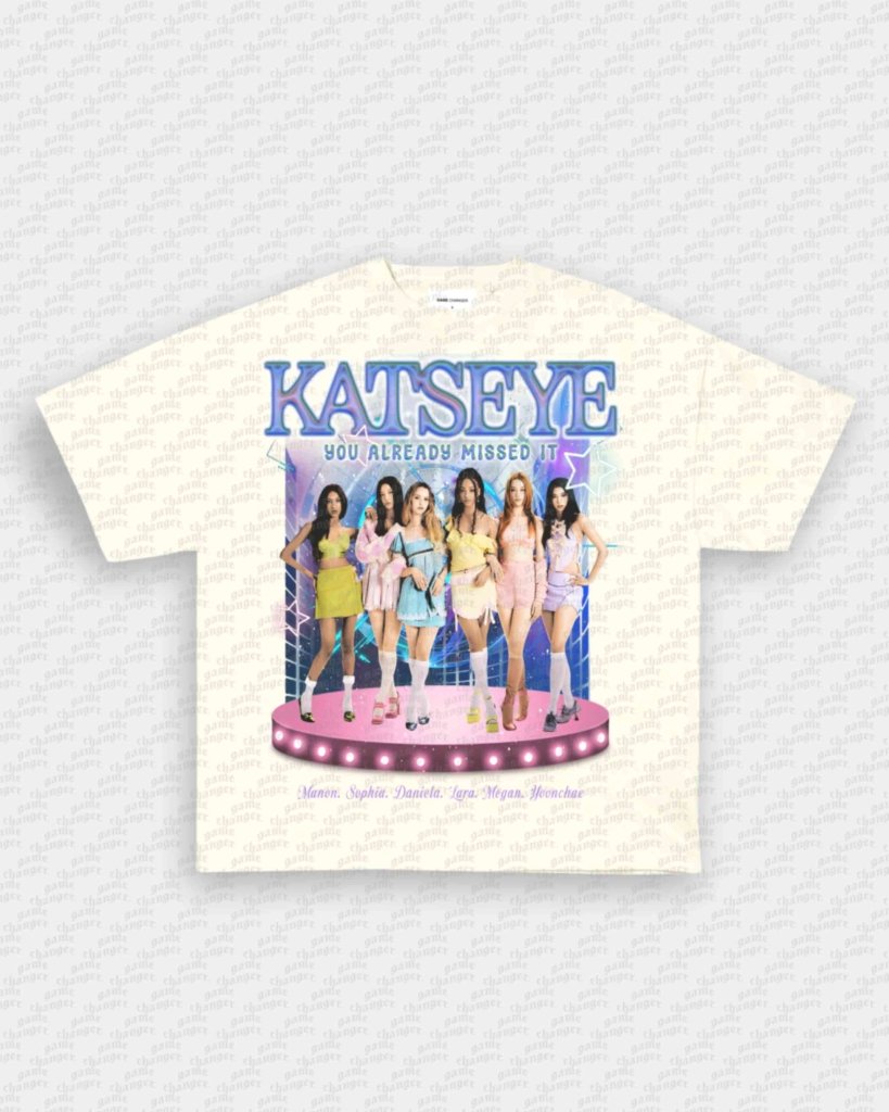 KATSEYE V2 TEE - VIP - GAME CHANGERS - GAME CHANGERS GRAPHIC TEE