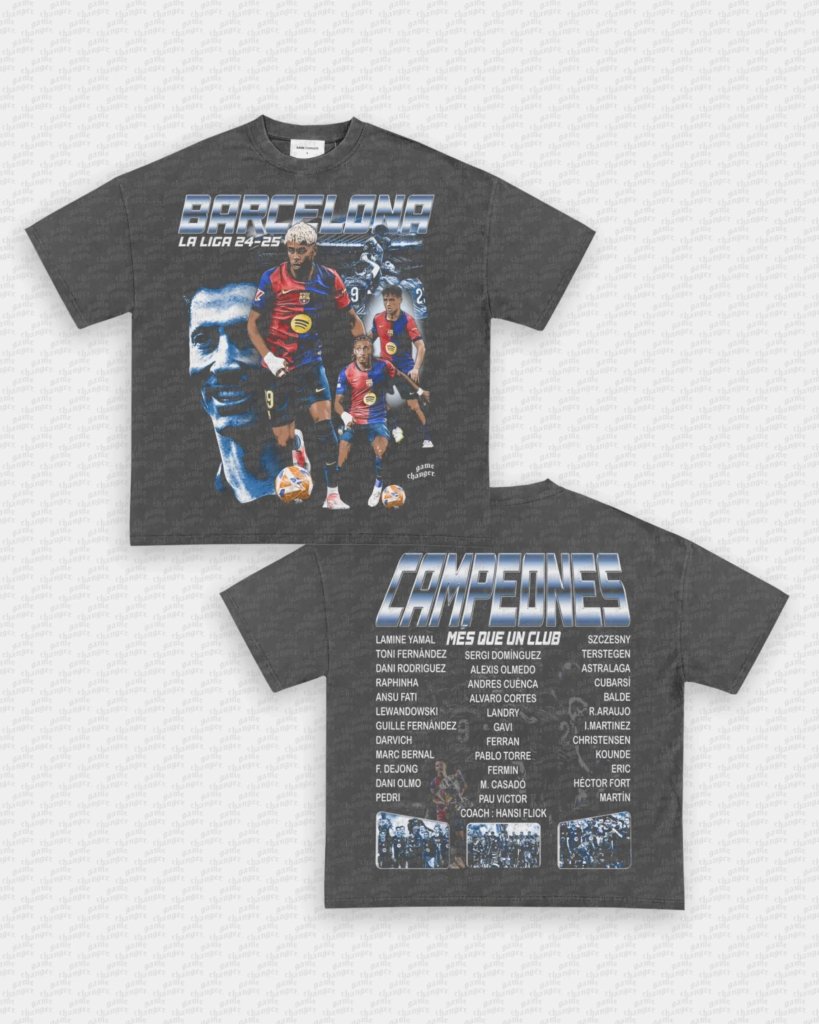 LA LIGA CAMPEONES 24 - 25 TEE - [DS] - VIP - GAME CHANGERS - GAME CHANGERS GRAPHIC TEE