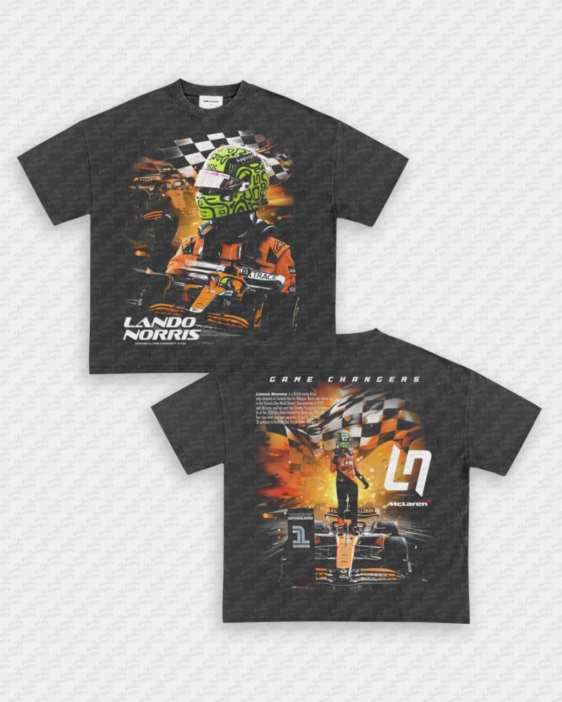 LANDO NORRIS V2 TEE - [DS] - VIP - GAME CHANGERS - GAME CHANGERS GRAPHIC TEE