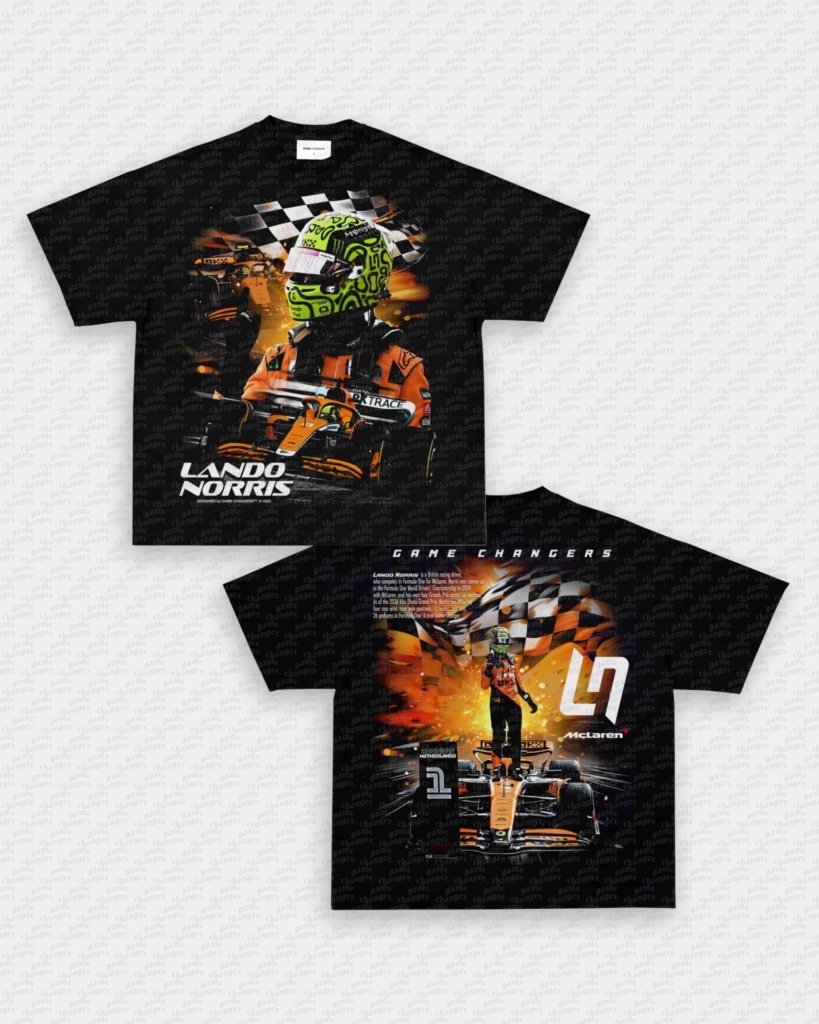 LANDO NORRIS V2 TEE - [DS] - VIP - GAME CHANGERS - GAME CHANGERS GRAPHIC TEE