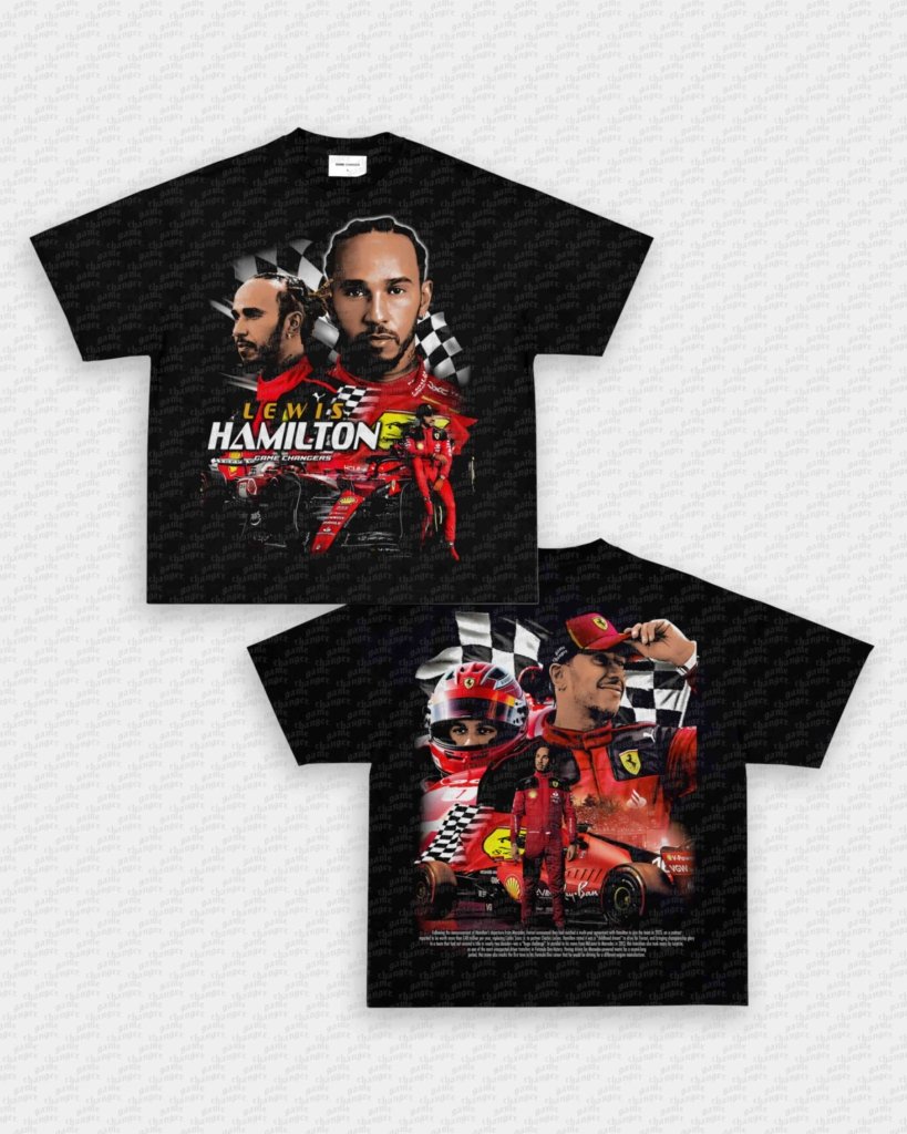 LEWIS HAMILTON - FERRARI TEE - [DS] - VIP - GAME CHANGERS - GAME CHANGERS GRAPHIC TEE