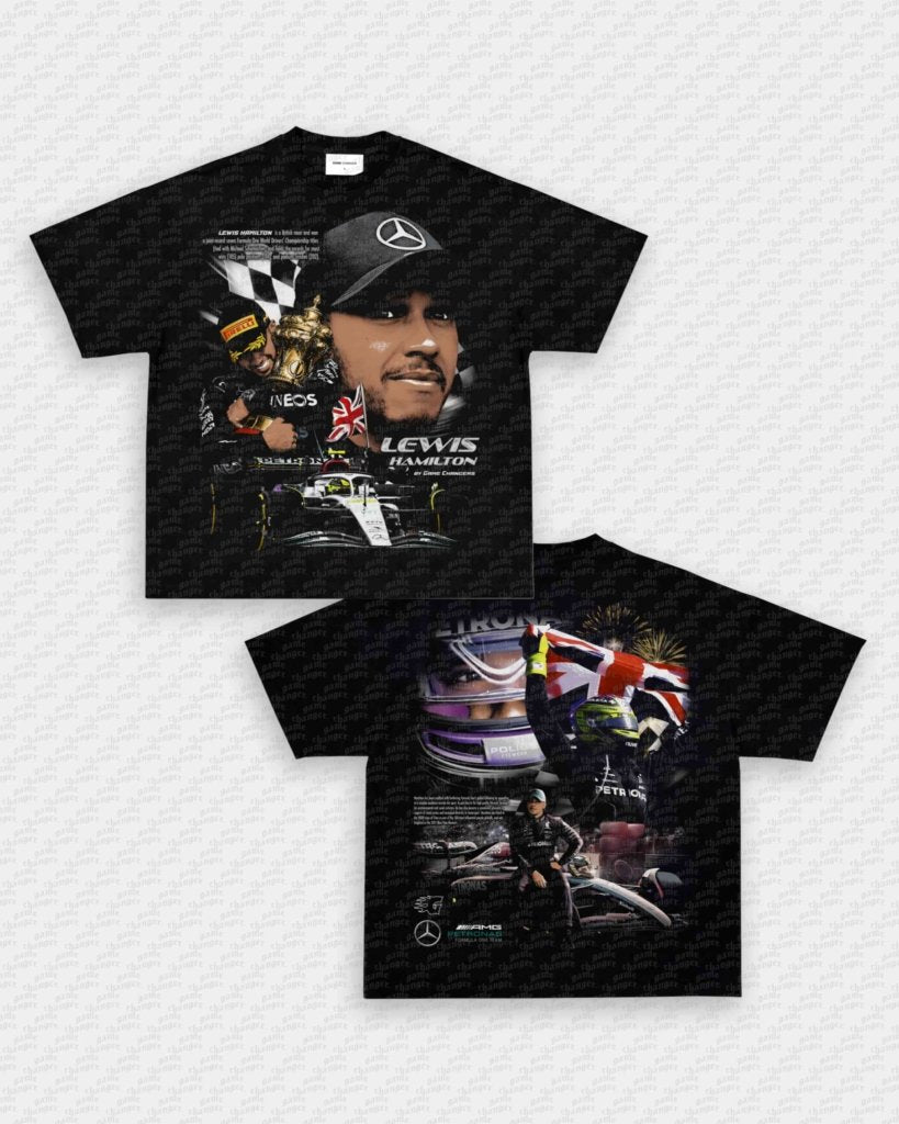 LEWIS HAMILTON - MERCEDES TEE - [DS] - VIP - GAME CHANGERS - GAME CHANGERS GRAPHIC TEE