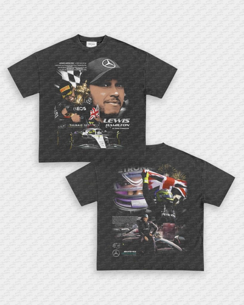 LEWIS HAMILTON - MERCEDES TEE - [DS] - VIP - GAME CHANGERS - GAME CHANGERS GRAPHIC TEE