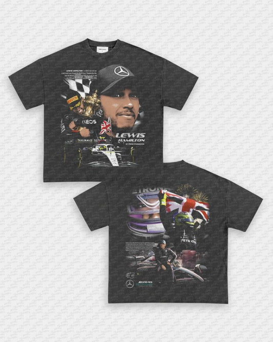 LEWIS HAMILTON - MERCEDES TEE - [DS] - VIP - GAME CHANGERS - GAME CHANGERS GRAPHIC TEE
