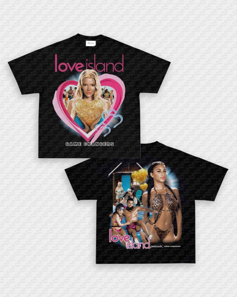 LOVE ISLAND TEE - [DS] - VIP - GAME CHANGERS - GAME CHANGERS GRAPHIC TEE