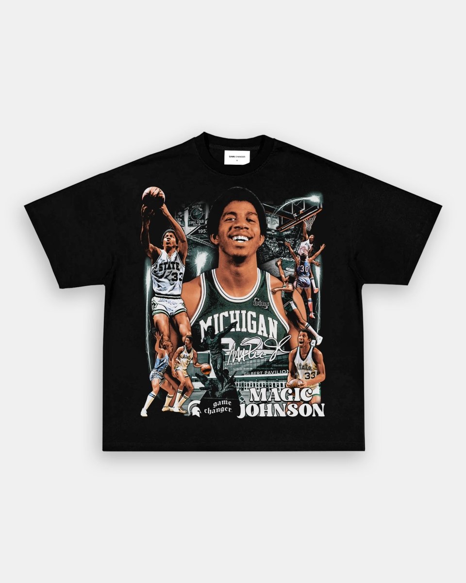 MAGIC JOHNSON - MICHIGAN TEE - GAME CHANGERS