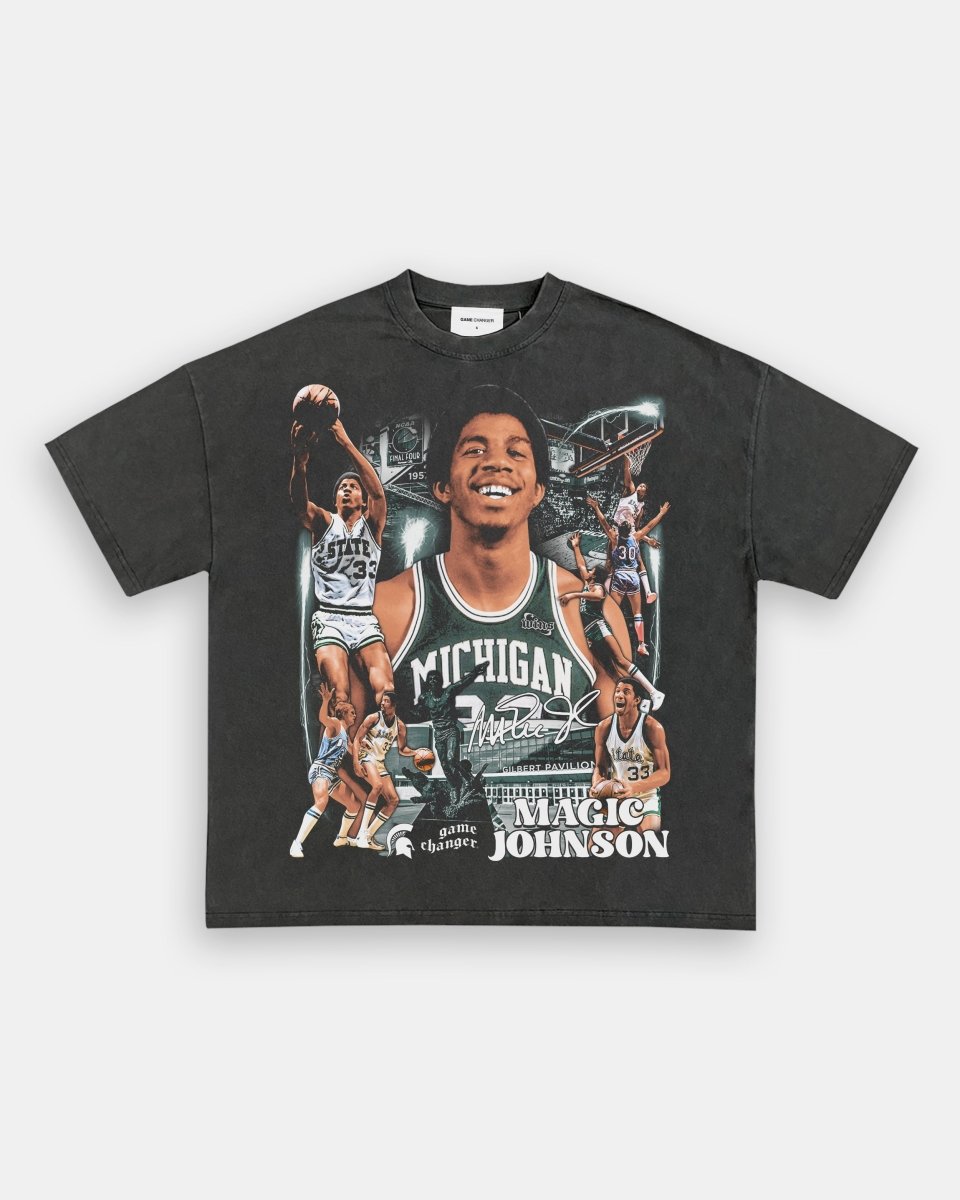 MAGIC JOHNSON - MICHIGAN TEE - GAME CHANGERS
