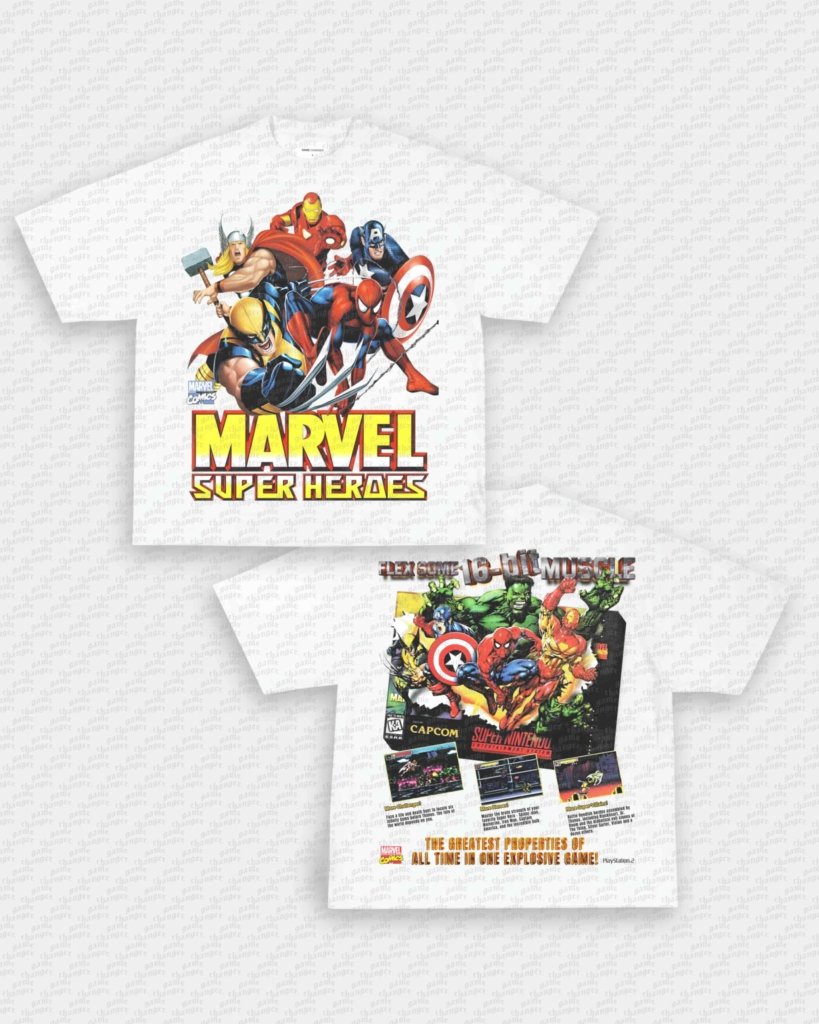 MARVEL SUPERHEROES TEE - [DS] - VIP - GAME CHANGERS - GAME CHANGERS GRAPHIC TEE