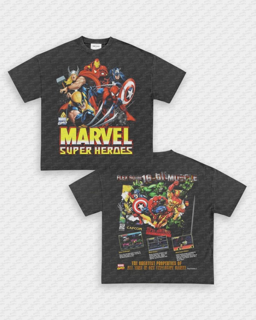 MARVEL SUPERHEROES TEE - [DS] - VIP - GAME CHANGERS - GAME CHANGERS GRAPHIC TEE