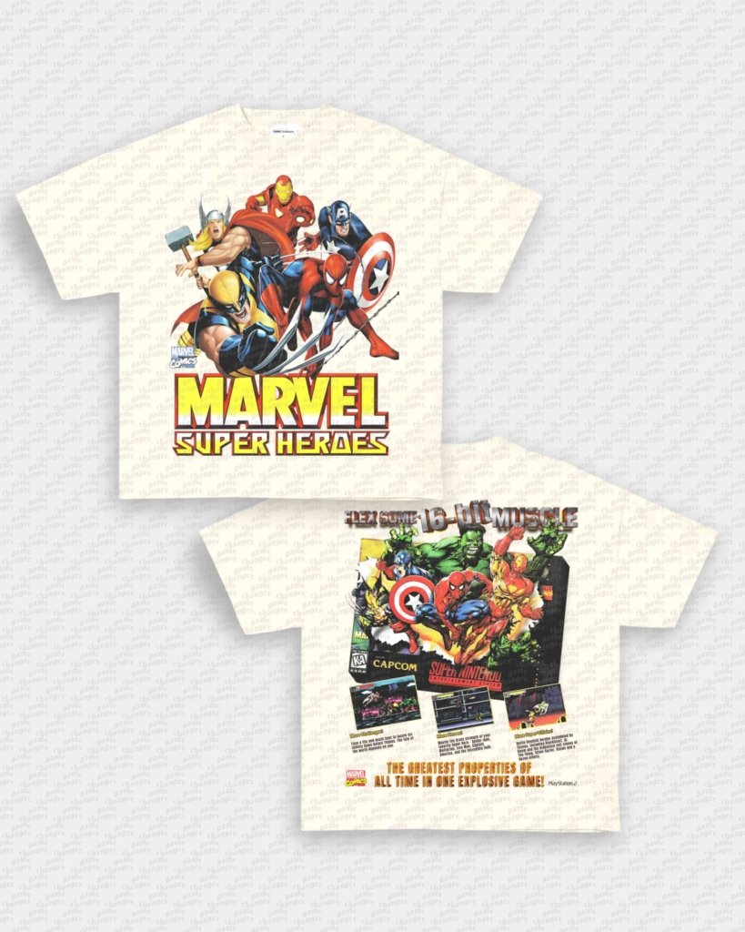 MARVEL SUPERHEROES TEE - [DS] - VIP - GAME CHANGERS - GAME CHANGERS GRAPHIC TEE