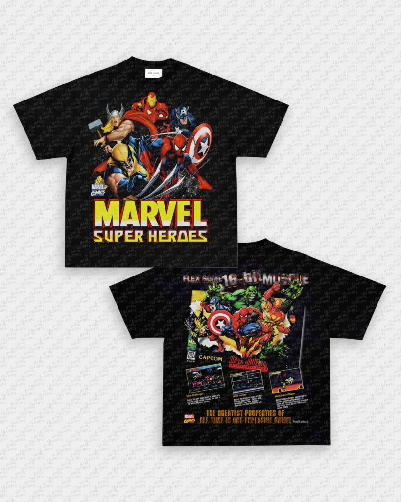 MARVEL SUPERHEROES TEE - [DS] - VIP - GAME CHANGERS - GAME CHANGERS GRAPHIC TEE