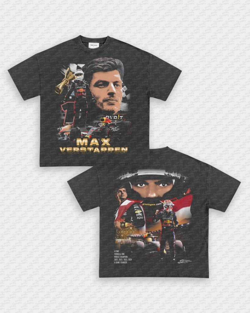 MAX VERSTAPPEN V4 TEE - [DS] - VIP - GAME CHANGERS - GAME CHANGERS GRAPHIC TEE