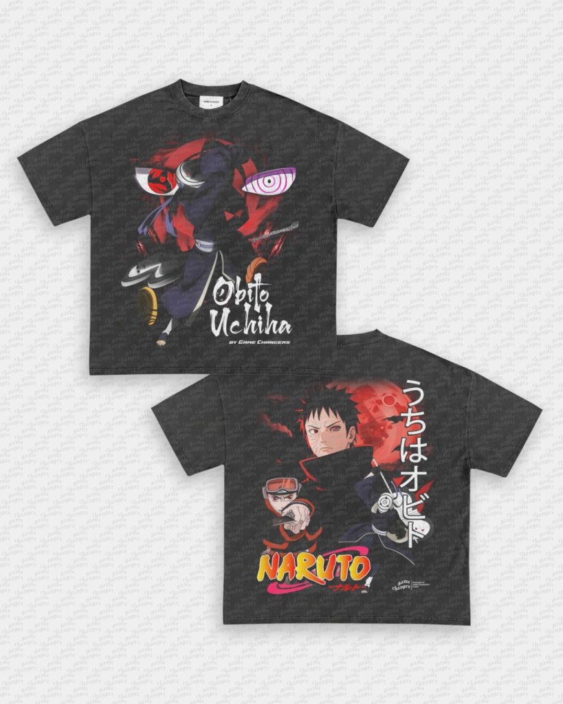 OBITO UCHIHA TEE - [DS] - VIP - GAME CHANGERS - GAME CHANGERS GRAPHIC TEE