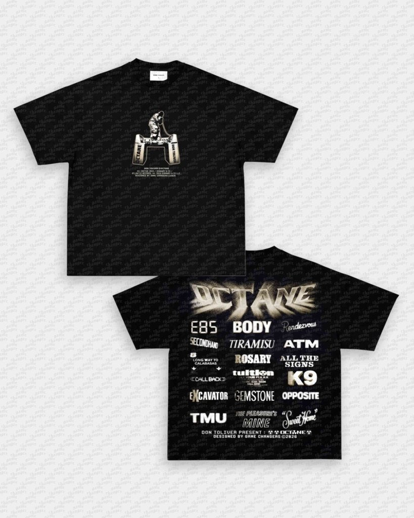 OCTANE TRACKLIST TEE - [DS] - VIP - GAME CHANGERS - GAME CHANGERS GRAPHIC TEE