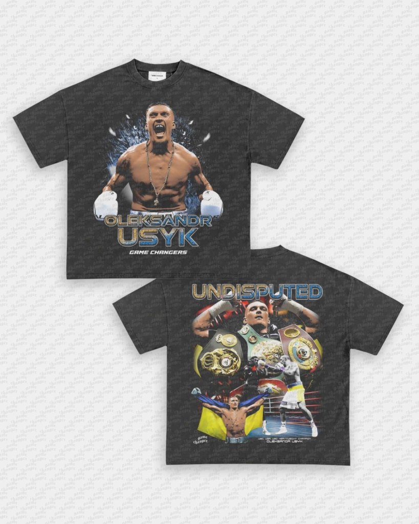 OLEKSANDR USYK TEE - [DS] - VIP - GAME CHANGERS - GAME CHANGERS GRAPHIC TEE