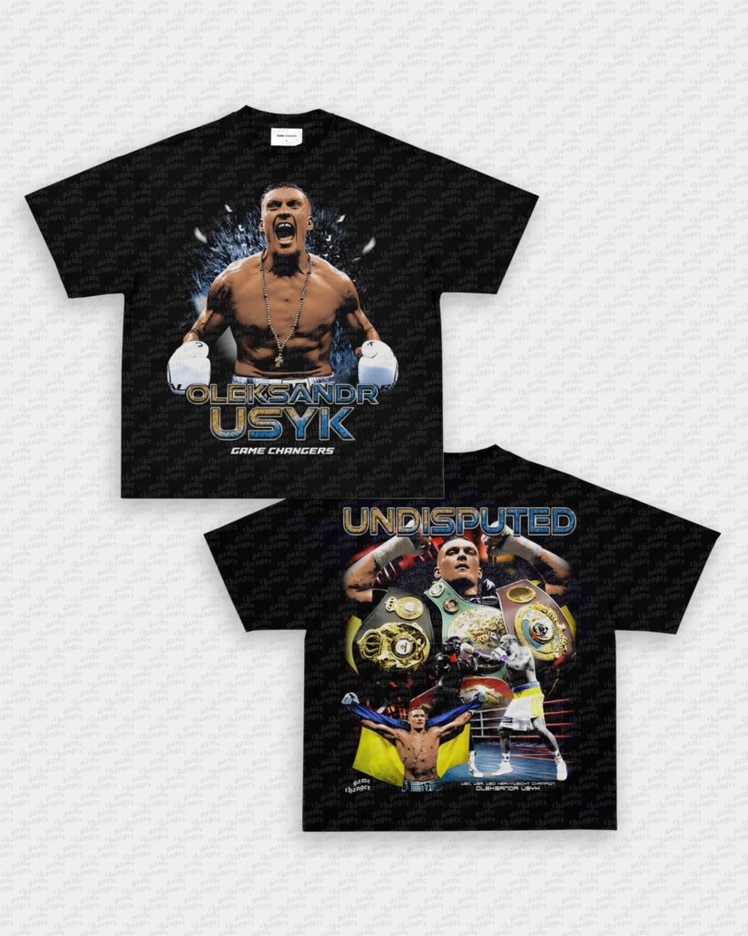 OLEKSANDR USYK TEE - [DS] - VIP - GAME CHANGERS - GAME CHANGERS GRAPHIC TEE