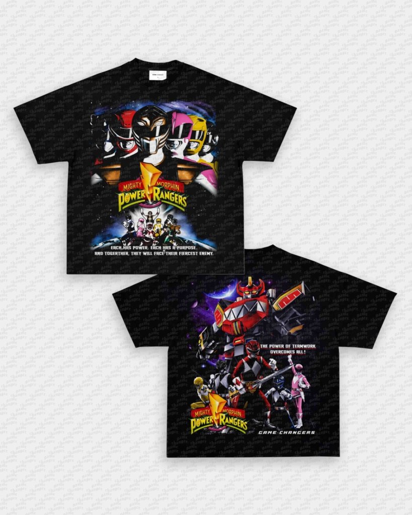 POWER RANGERS TEE - [DS] - VIP - GAME CHANGERS - GAME CHANGERS GRAPHIC TEE