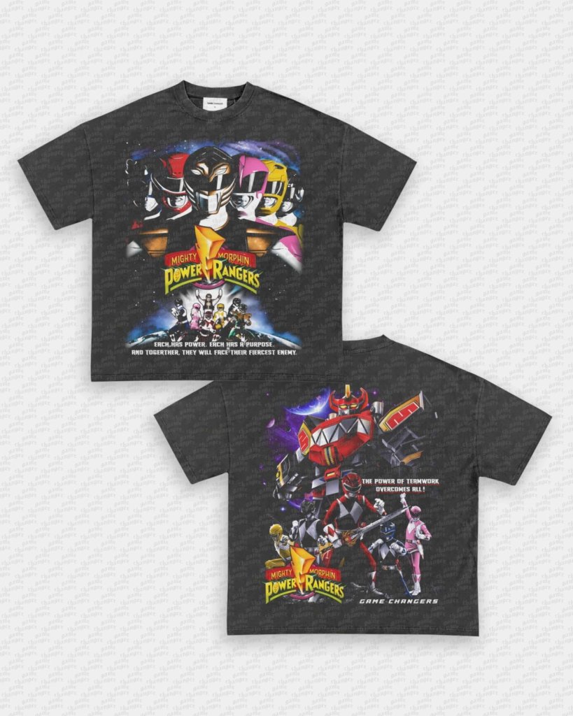 POWER RANGERS TEE - [DS] - VIP - GAME CHANGERS - GAME CHANGERS GRAPHIC TEE