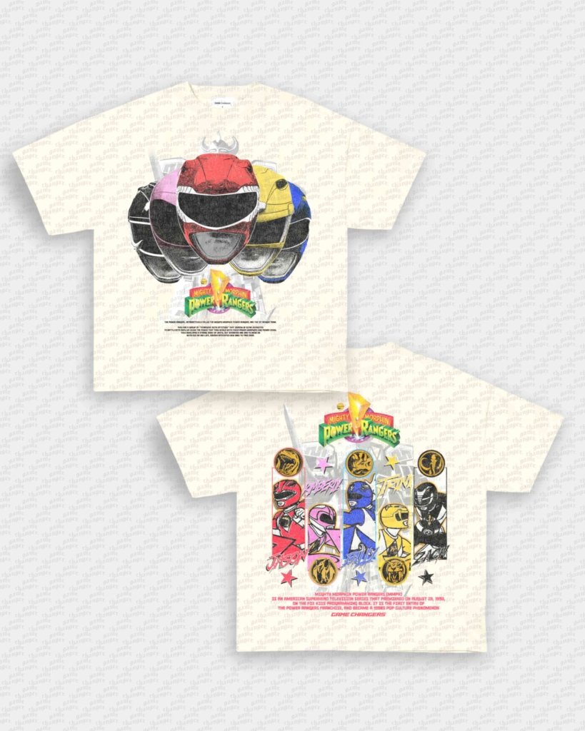 POWER RANGERS V2 TEE - [DS] - VIP - GAME CHANGERS - GAME CHANGERS GRAPHIC TEE