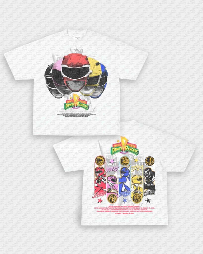 POWER RANGERS V2 TEE - [DS] - VIP - GAME CHANGERS - GAME CHANGERS GRAPHIC TEE